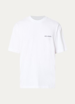 Axel Arigato Heren Forest Sketch T-shirt met logo- en backprint in de kleur Wit, maat: S