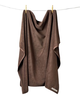 Bongusta Naram badlaken - 600 gr/m2 - 150 x 100 cm Donkerbruin - Deal