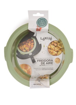 Lékué Siliconen airfryer bakvorm 15 cm Lindegroen - Deal