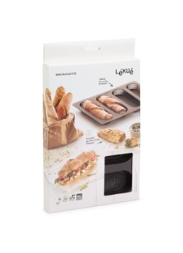 Lékué Bakvorm voor pistolets 4-vaks Donkerbruin - Deal