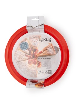 Lékué Siliconen cakevorm 24 cm Rood - Deal