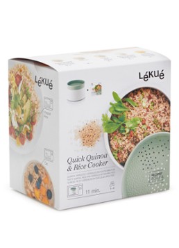 Lékué Magnetron quinoia- en rijstkoker 17,8 cm Lichtgroen - Deal