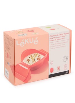 Lékué Magnetron stoomkoker 21,5 cm Rood - Deal