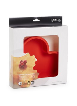 Lékué Taartvorm 22,5 cm Rood - Deal