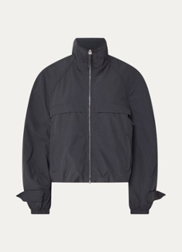 Acne Studios Dames Windjack met opstaande kraag in de kleur Donkergrijs, maat: 40
