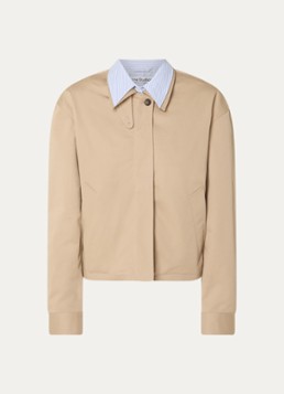 Acne Studios Dames Jack met steekzakken in de kleur Beige, maat: 40