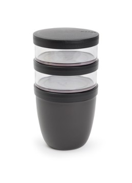 Mepal Ellipse lunchpot 3-delig Zwart - Deal