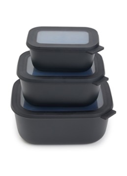 Mepal Cirqula vershouddoos set van 3 Zwart - Deal