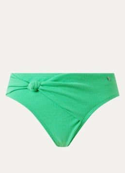 Beachlife Dames Hipster bikinislip met strikdetail in de kleur Lichtgroen, maat: 40