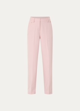 NIKKIE Dames Reims high waist straight fit pantalon met steekzakken in de kleur Roze