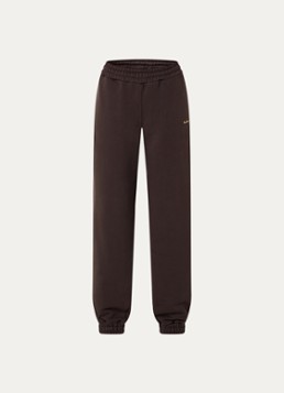NIKKIE Dames Avaleigh tappered fit joggingbroek met logo in de kleur Donkerbruin