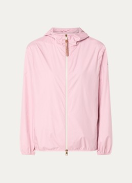 Moncler Dames Fregeos windjack met capuchon en steekzakken in de kleur Roze, maat: 42