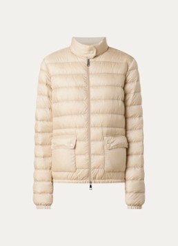 Moncler Dames Gewatteerd jack met donsvulling in de kleur Beige, maat: M