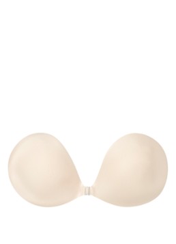 MAGIC Bodyfashion Dames Backless Beauty strapless plak bh push-up in de kleur Beige, maat: D