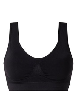 MAGIC Bodyfashion Dames Comfort Bra naadloze voorgevormde bralette in de kleur Zwart, maat: S