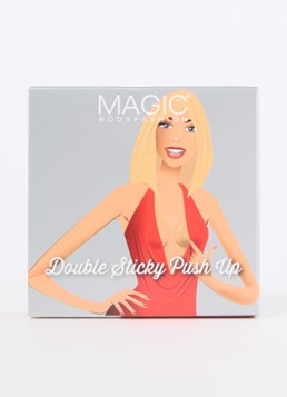 MAGIC Bodyfashion Dames Double Sticky Push-Up boobtape in de kleur Beige, maat: C/D