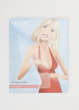 MAGIC Bodyfashion Dames My Magic Bra plakbh in de kleur Beige, maat: A