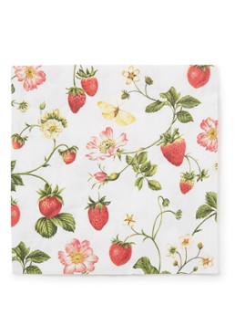 Ihr Ideal Home Sweet Strawberry servetten 25 x 25 cm Multicolor - Deal