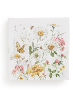 Ihr Ideal Home Wildflower and Butterfly servetten 25 x 25 cm Multicolor - Deal