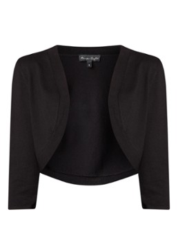 Phase Eight Dames Elisha bolero met driekwart mouw in de kleur Zwart