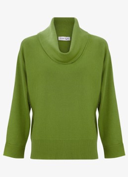 Phase Eight Dames Rosalie fijngebreide trui met textuur in de kleur Groen