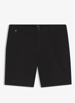 BOSS Heren Straight fit korte broek met steekzakken in de kleur Zwart