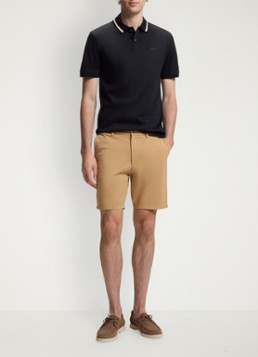 BOSS Heren Regular fit korte broek met steekzakken in de kleur Beige