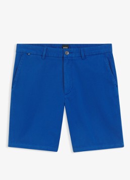 BOSS Heren Regular fit korte broek met steekzakken in de kleur Blauw