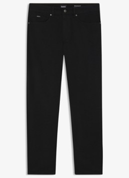 BOSS Heren H-Re.Maine slim fit jeans met gekleurde wassing in de kleur Zwart