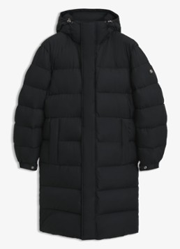 BOSS Heren Puffer jas met waterafstotende coating in de kleur Zwart