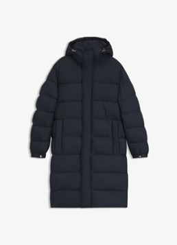 BOSS Heren Puffer jas met waterafstotende coating in de kleur Blauw