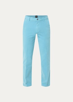 BOSS Heren H-Kaiton1 slim fit chino met steekzakken in de kleur Donkerblauw
