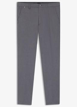 BOSS Heren Slim fit pantalon met steekzakken in de kleur Grijs