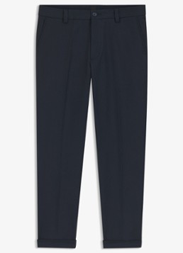 BOSS Heren Pantalon met steekzakken in de kleur Blauw