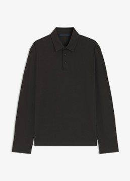 BOSS Heren Regular fit polo met structuur in de kleur Zwart