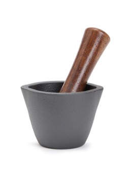 GEFU X-Plosion Mini vijzel met stamper 8,5 cm Zwart - Deal