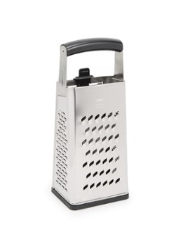 GEFU V-Cut torenrasp met 4 zijden 28 cm Zilver - Deal
