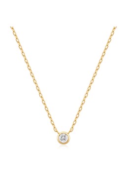 Ania Haie Dames Solitaire ketting M verguld