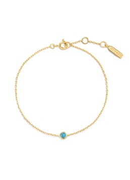 Ania Haie Dames Solitaire armband S verguld
