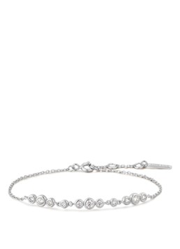 Ania Haie Dames Graduated Trios armband van zilver in de kleur Zilver, maat: OS