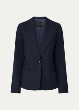 NIKKIE Dames Parisa blazer met klepzakken in de kleur Donkerblauw