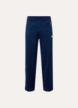 Casablanca Heren Straight fit trackpants met logo en ritszakken in de kleur Donkerblauw, maat: XL