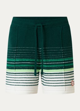 Casablanca Heren Loose fit korte joggingbroek met structuur in de kleur Multicolor, maat: M