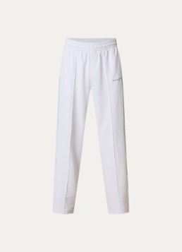 Casablanca Heren Straight fit joggingbroek met ritszakken in de kleur Wit, maat: M