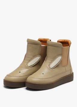 Donsje Amsterdam Jongens Thuru Classic Boots | Bunny in de kleur Khaki, maat: 27