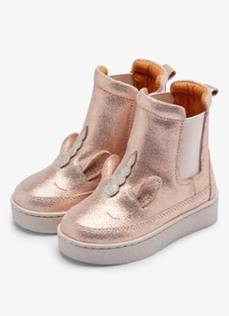 Donsje Amsterdam Meisjes Kheera Boots | Unicorn in de kleur Roségoud, maat: 22