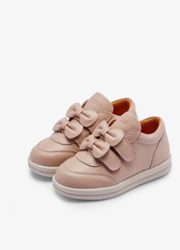 Donsje Amsterdam Jongens Loena sneakers in de kleur Lichtroze, maat: 26