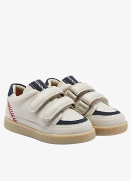 Donsje Amsterdam Jongens Ronan sneakers in de kleur Gebroken wit, maat: 25