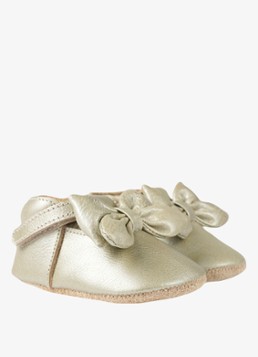 Donsje Amsterdam Meisjes Celie babyschoentje van leer in de kleur Gebroken wit, maat: 6-12M=17