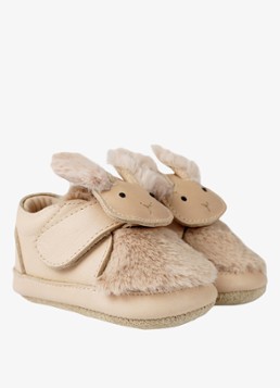 Donsje Amsterdam Meisjes Matijn babyschoentje van leer in de kleur Roestbruin, maat: 6-12M=17